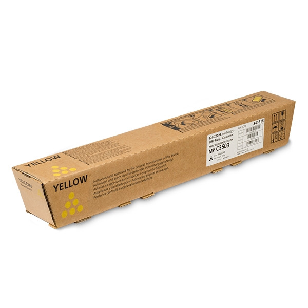 Ricoh MP C3503 toner jaune (d'origine) 841818 073686 - 1