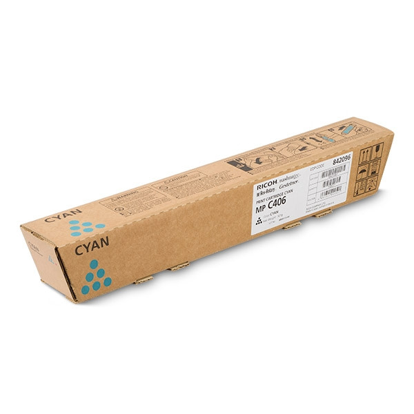 Ricoh MP C406 toner (d'origine) - cyan 842096 067052 - 1