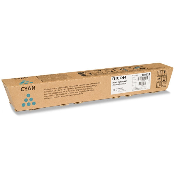 Ricoh MP C4500E toner (d'origine) - cyan 842037 884933 888611 074848 - 1