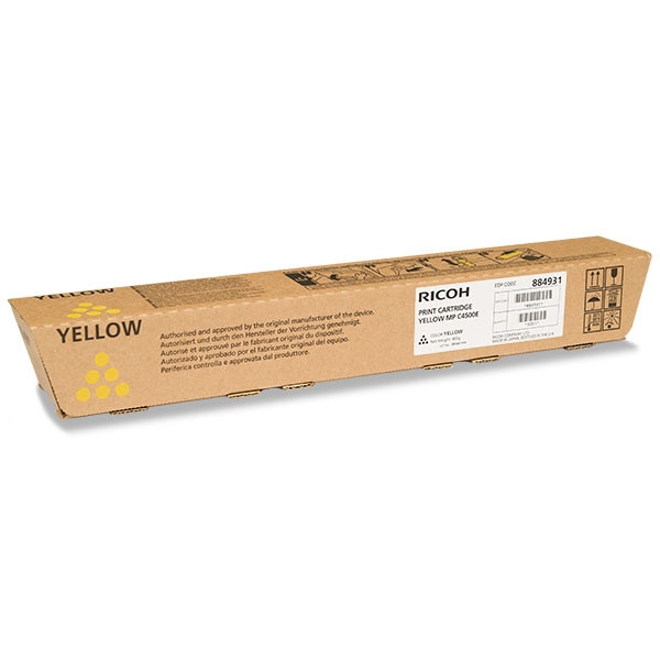 Ricoh MP C4500E toner (d'origine) - jaune 842035 888609 074852 - 1