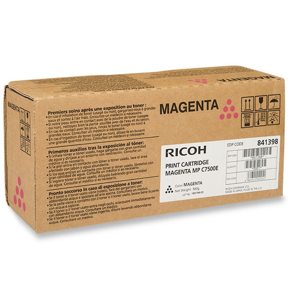 Ricoh MP C6000/C7500 toner (d'origine) - magenta 841102 842071 073940 - 1