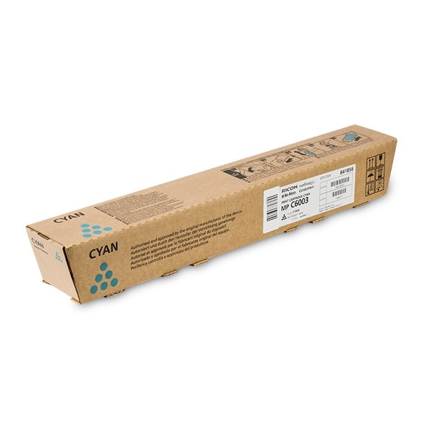 Ricoh MP C6003 toner (d'origine) - cyan 841856 073674 - 1