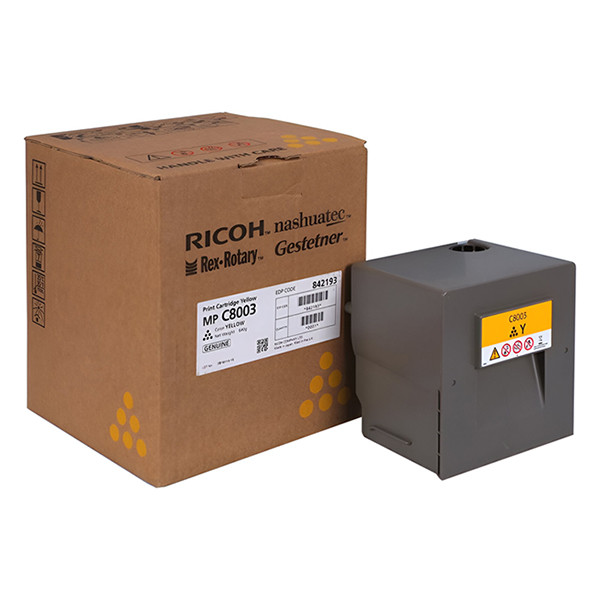 Ricoh MP C8003 toner (d'origine) - jaune 842193 066938 - 1