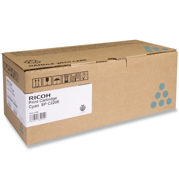 Ricoh SP-C220E toner (d'origine) - cyan 406053 406097 407645 074960 - 1