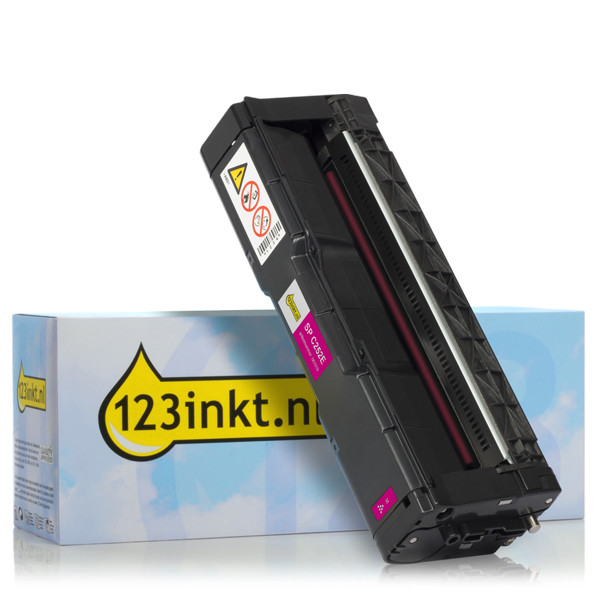 Ricoh SP C252E toner (marque 123encre) - magenta 407533C 067019 - 1