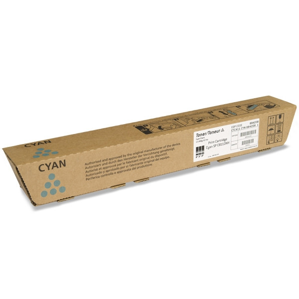 Ricoh SP C811DN toner (d'origine) - cyan 820025 821220 884204 074856 - 1