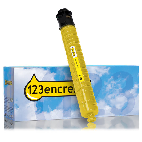 Ricoh Type C2500 toner (marque 123encre) - jaune 842312C 067189 - 1