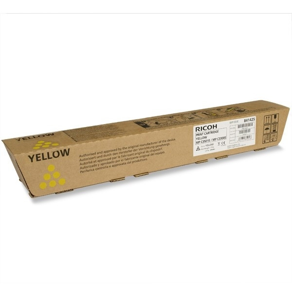 Ricoh  de type MP C2800/C3300/C3001/C3501E toner jaune (d'origine) 900972 - 1