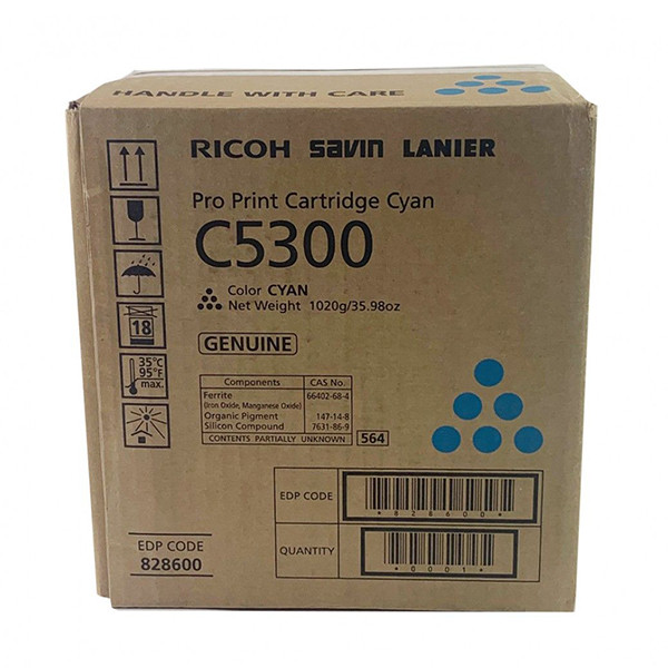Ricoh type C5300 toner (d'origine) - cyan 828604 067262 - 1