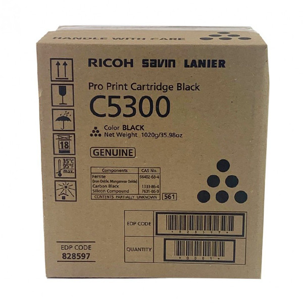 Ricoh type C5300 toner (d'origine) - noir 828601 067260 - 1
