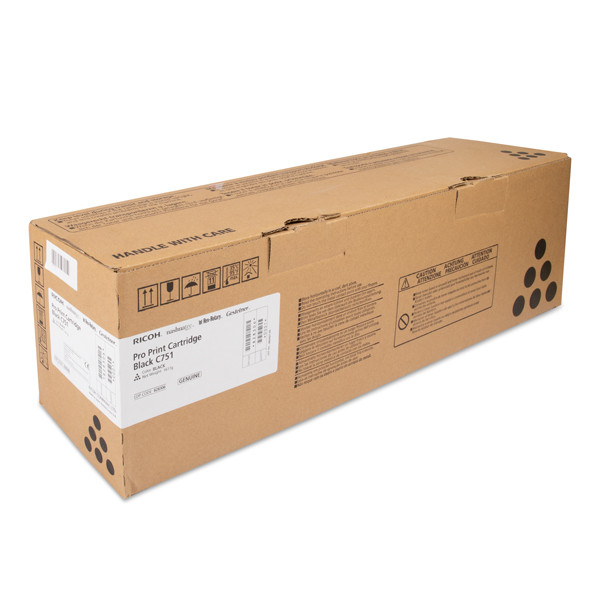 Ricoh type C751 toner (d'origine) - noir 828209 073742 - 1