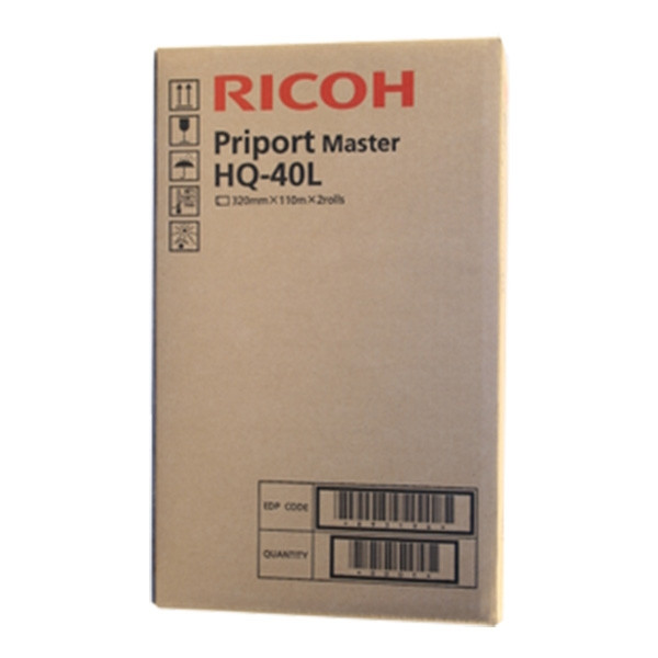 Ricoh type HQ40L master 2 pièces (d'origine) 893196 074626 - 1
