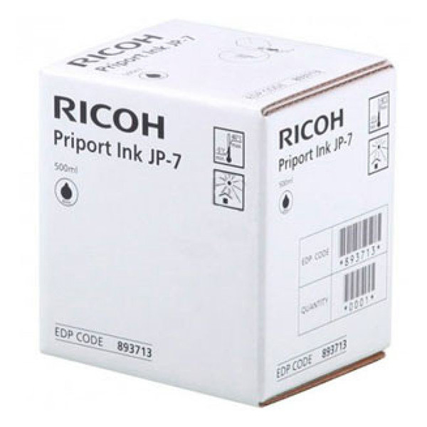 Ricoh type JP7 toner (d'origine) - noir 893713 074714 - 1