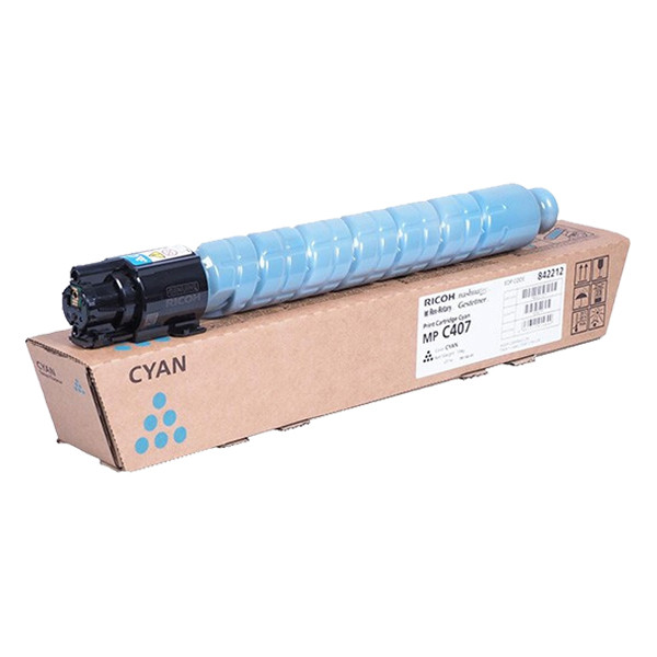 Ricoh type MP C407 toner haute capacité (d'origine) - cyan 842212 067138 - 1