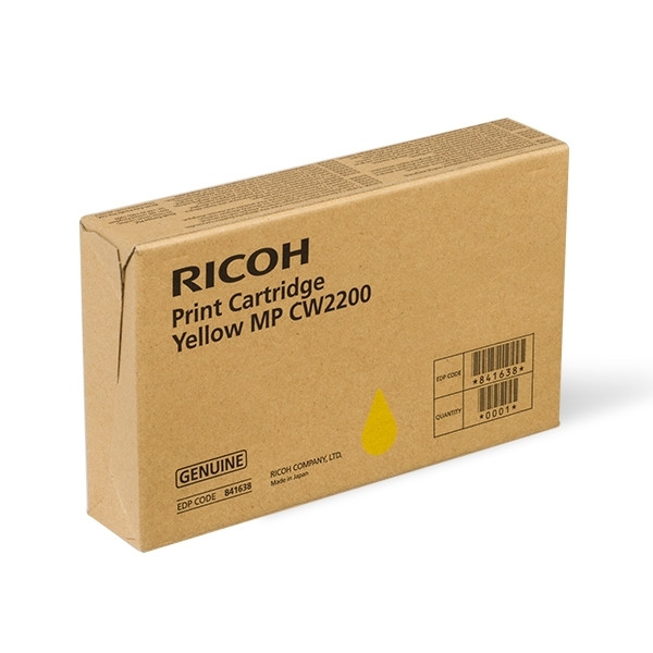 Ricoh type MP CW2200 cartouche d'encre jaune (d'origine) 841638 067006 - 1