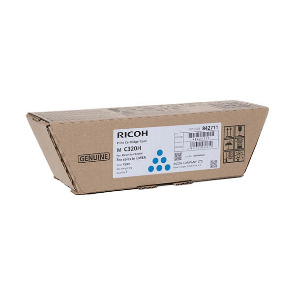Ricoh type M C320FW toner (d'origine) - cyan 602554 - 1