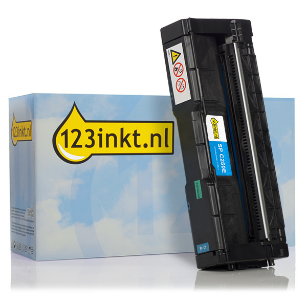 Ricoh type SP C250E toner (marque 123encre) - cyan 407544C 073521 - 1