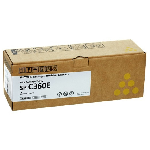 Ricoh type SP C360E toner (d'origine) - jaune 408191 067096 - 1