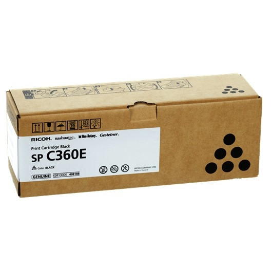 Ricoh type SP C360E toner (d'origine) - noir 408188 067090 - 1