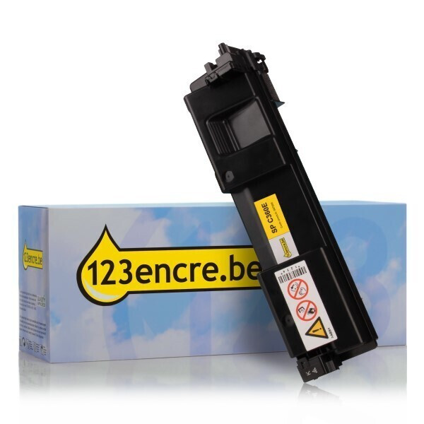 Ricoh type SP C360E toner (marque 123encre) - jaune 408191C 067097 - 1