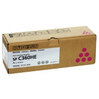 Ricoh type SP C360HE toner haute capacité (d'origine) - magenta 408186 067102