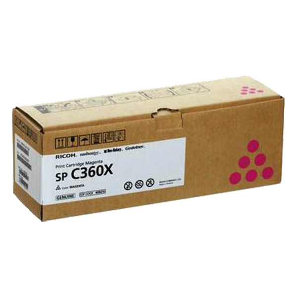 Ricoh type SP C360X toner capacité extra haute (d'origine) - magenta 408252 067112 - 1