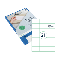 Rillstab Rillprint 83213 étiquettes universelles A4 70 x 42,4 mm (525 étiquettes) - transparent 83213 068152