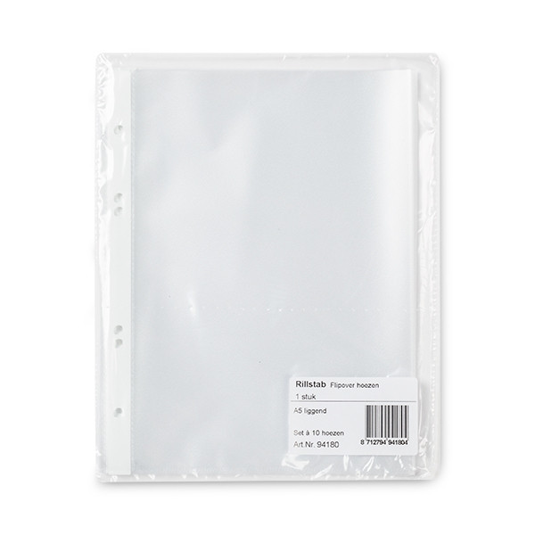 Rillstab pochettes pour classeur chevalet A5 paysage (10 pièces) 4 trous RI94180 068066 - 1