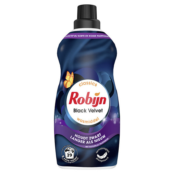 Robijn Klein & Krachtig Black Velvet lessive liquide 1190 ml (39 lavages) SRO05277 - 1