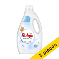 Offre : 3x Robijn Blanc Éclatant lessive liquide 2,6 litres (52 lavages)