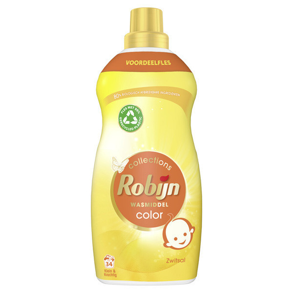 Robijn Petit & Puissant Color Zwitsal lessive liquide 1190 ml (34 lavages) SRO05175 - 1