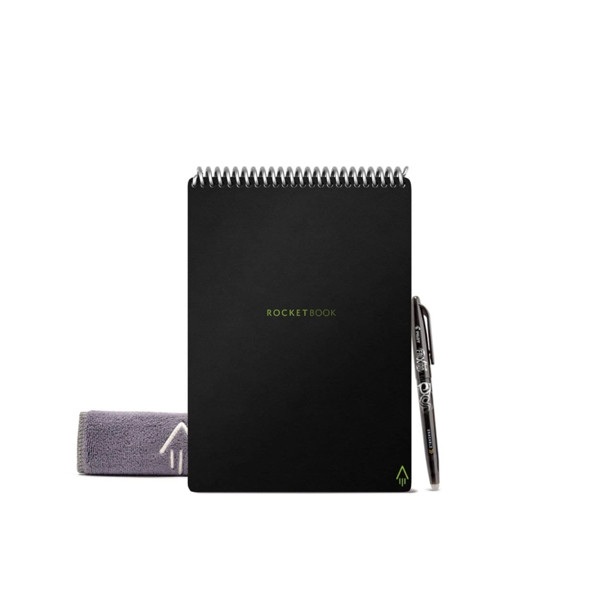 Rocketbook Flip cahier réutilisable A5 (36 feuilles) - noir FLP-E-K-A FLP-E-RC-A-FR 224593 - 1
