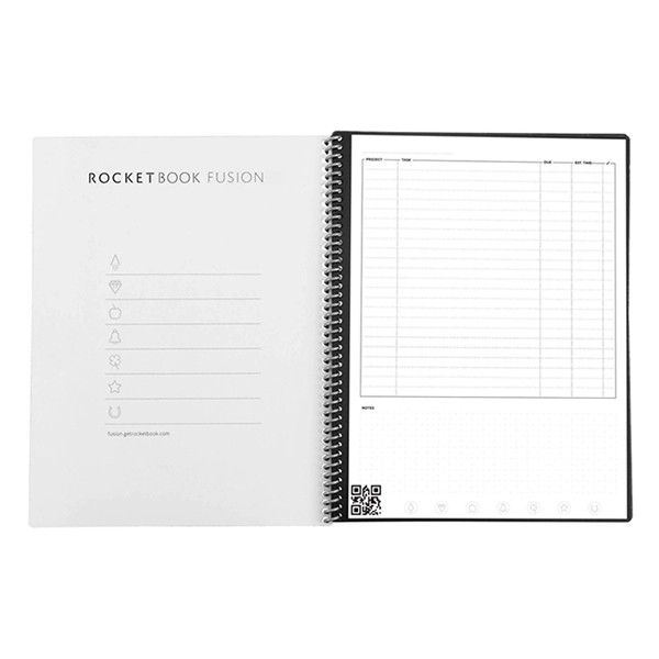 Rocketbook Fusion carnet/agenda réutilisable A4 (42 feuilles) - bleu clair EVRF-L-RC-CCE-EU EVRF-L-RC-CCE-FR 224589 - 2