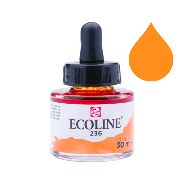 Royal Talens Talens Ecoline aquarelle liquide 236 (30 ml) - orange clair 11252361 220718 - 1