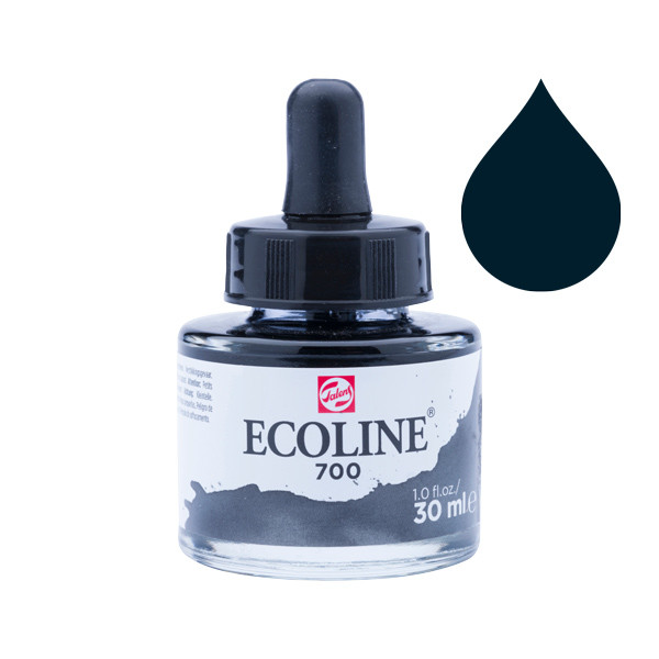 Royal Talens Talens Ecoline aquarelle liquide 700 (30 ml) - noir 11257001 220762 - 1