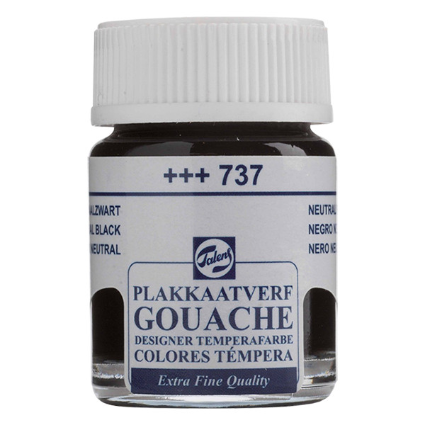 Royal Talens Talens gouache extra fine (16 ml) - noir neutre 08167372 407269 - 1