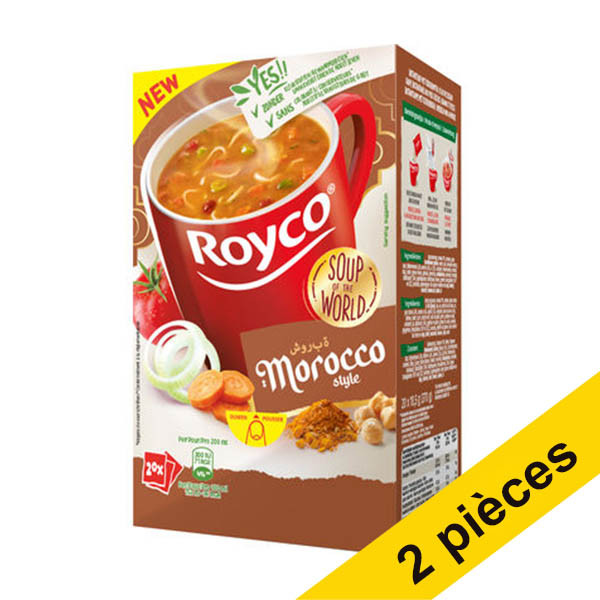 Offre : 2x Royco soupe instantanée à la marocaine (20 pièces) 423614 - 1