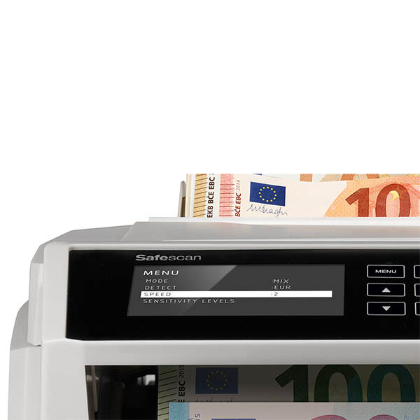 Safescan 2465-S compteuse de billets avec détection septuple et comptage de valeur 219122 - 2