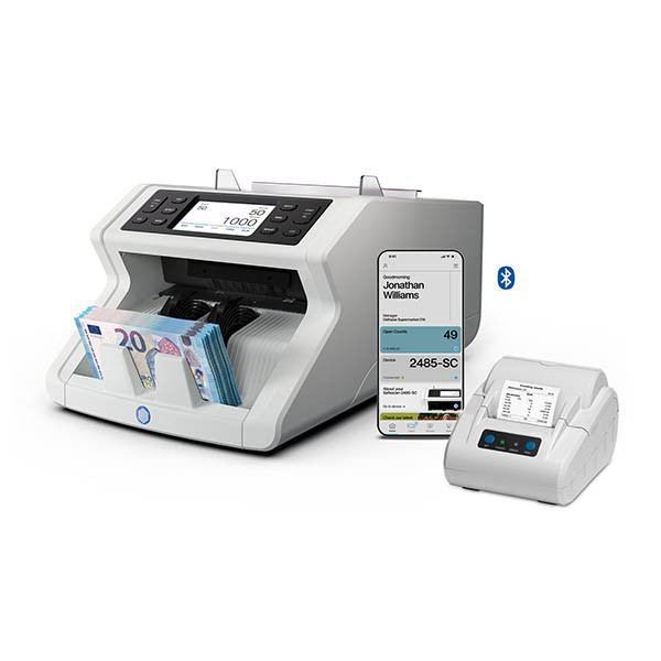 Safescan compteuse de billets 2485-SC avec comptage de valeur et application Safescan 219128 - 6