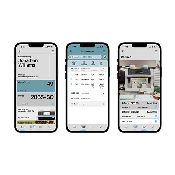 Safescan compteuse de billets 2865-SC avec comptage de valeur et application Safescan 219129 - 5