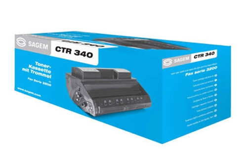 Sagem CTR 340 toner/tambour noir (d'origine) CTR-340 031970 - 1