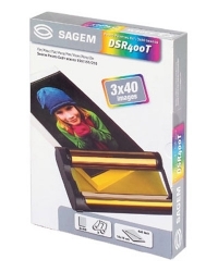 Sagem DSR 400T 3 cartouches d'encre + 120 feuilles format 10 x 15 (d'origine) DSR-400T 031915
