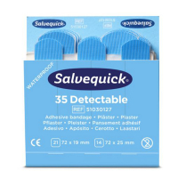 Salvequick pansements détectables recharge pour distributeur de pansements  (6 pièces) SSA00009