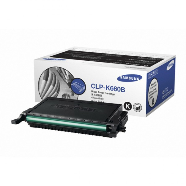 Samsung CLP-K660B (ST906A) toner noir haute capacité (d'origine) CLP-K660B/ELS 033594 - 1