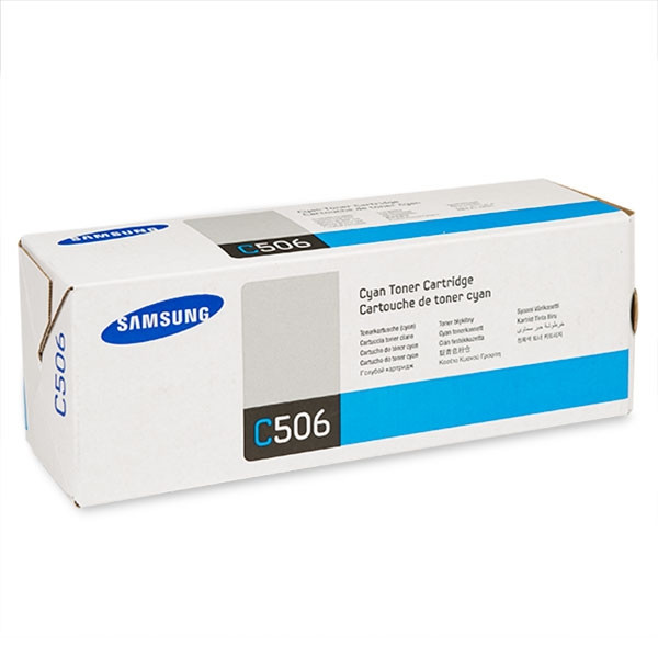 Samsung CLT-C506L (SU038A) toner haute capacité (d'origine) - cyan CLT-C506L/ELS 033824 - 1