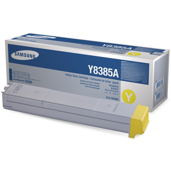 Samsung CLX-Y8385A toner jaune (d'origine) CLX-Y8385A/ELS 033704 - 1
