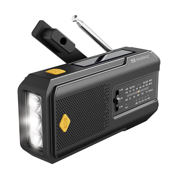 Sandberg radio d'urgence avec powerbank