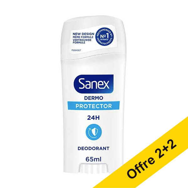 Offre : 4x Sanex Dermo Protector déodorant stick (65 ml) SSA06109 - 1