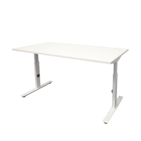 Schaffenburg Bureau Linesto Plus cadre blanc plateau blanc craie 180 x 80 cm LIN-PL188-WIRW-M25 415123