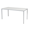 Schaffenburg Domino Basic table de conférence piètement aluminium plateau blanc craie 160 x 80 cm 415170 - 1